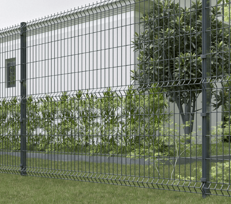 Panneau rigide vert pour clôture résidentielle, galvanisé plastifié — Fencing DAR Casablanca